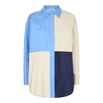 Co´Couture Skjorte - Amelia Emb Skjorte Pale Blue main image 1