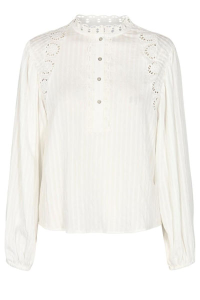 CO'COUTURE BLUSE SELMA LACE OFF WHITE