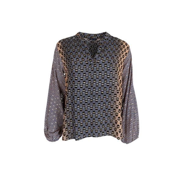 BCLUNA KAFTAN BLOUSE STEEL MIX
