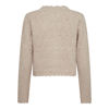 CO'COUTURE CARDIGAN POINTELLE BONE