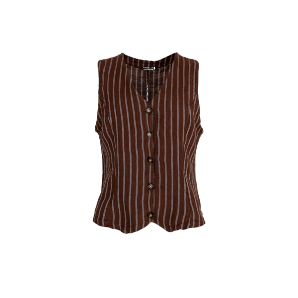 BCMELINA VEST NOUGAT