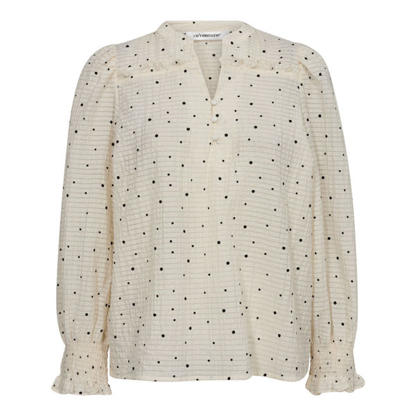 CO'COUTURE TESS DOT BLOUSE OFF