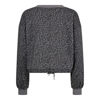 CO'COUTURE SWEATSHIRT CROP TIE LEO