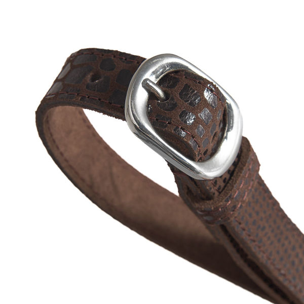 DEPECHE BÆLTE 16130 BROWN CROCO