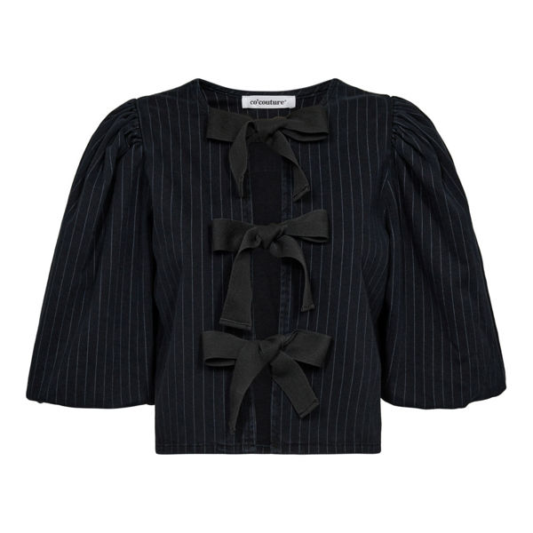 CO'COUTURE BLUSE PIN WIDE BOW BLACK