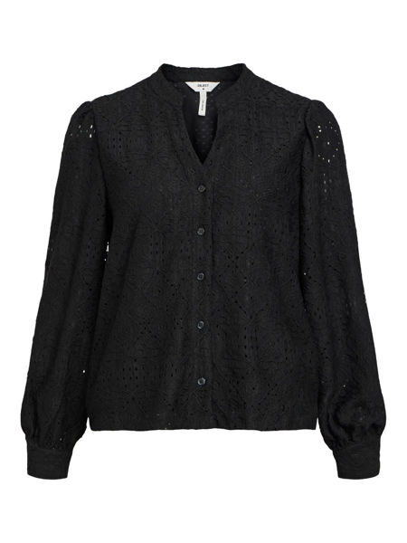 OBJFEODORA L/S TOP BLACK