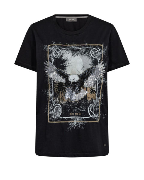 MOS MOSH T-SHIRT ELLI BLACK