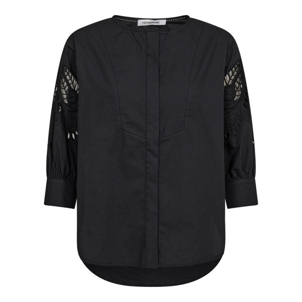 CO'CO KELLISE LACE SHIRT BLACK