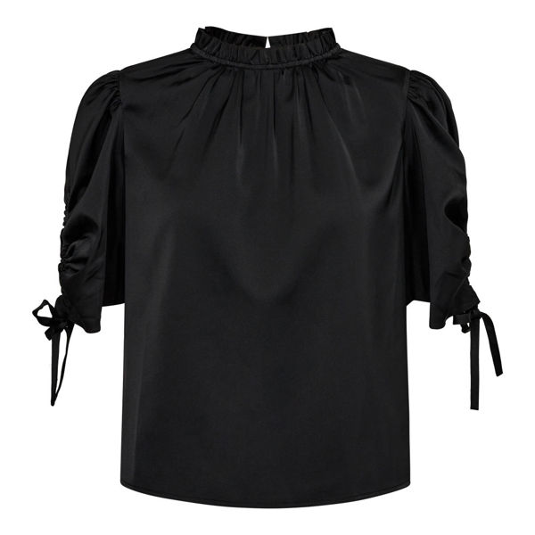 CCADNA PUFF BLUSE BLACK