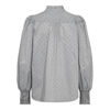 CCSTRIPE DOT PETRA SKJORTE L GREY