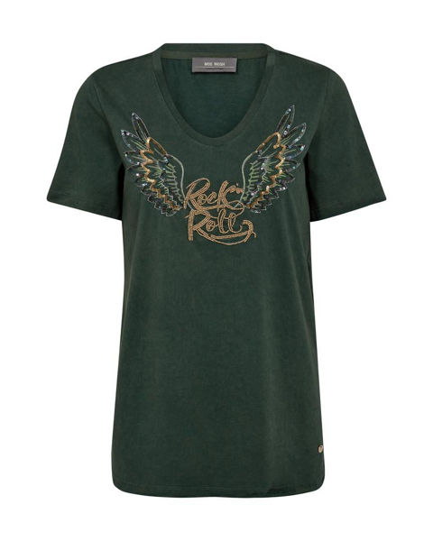 MMFAYE TEE DARK PINE