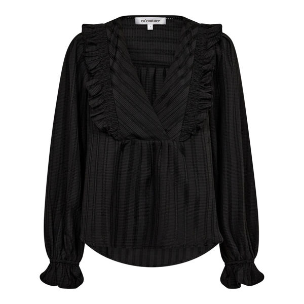 CO'COUTURE BLUSE LULU SMOCK BLACK