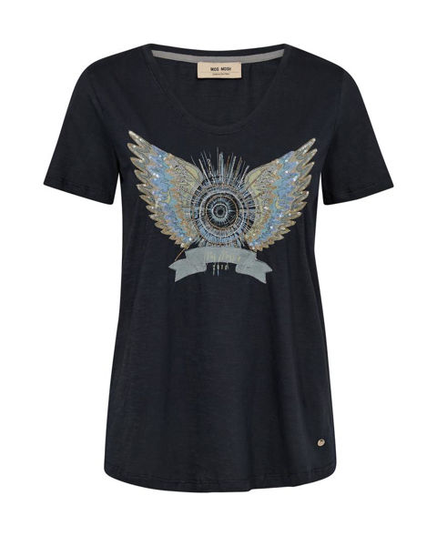 MMGETHI DECO TEE SALUTE NAVY