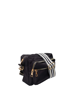 BLACK COLOUR TASKE VANDA CROSSOVER BLACK STRIPE