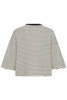 CCERIN STRIPE TEE WHITEBLACK