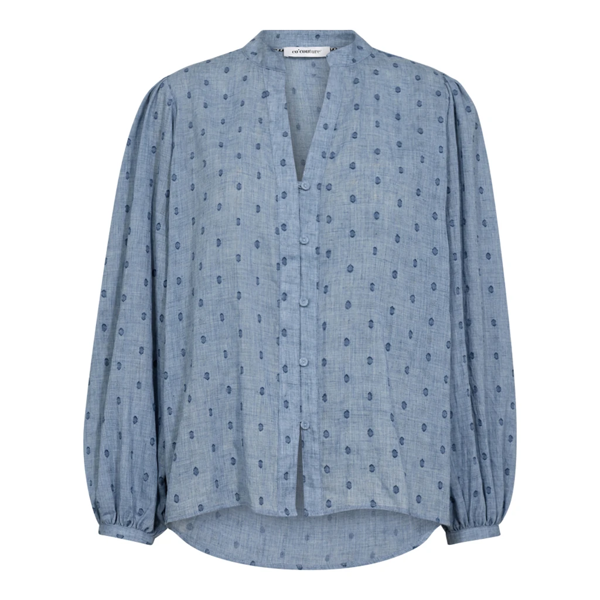 CCDOTTIE V-SHIRT DUSTY BLUE