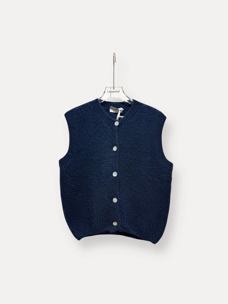 BP-ALPACA VEST NAVY