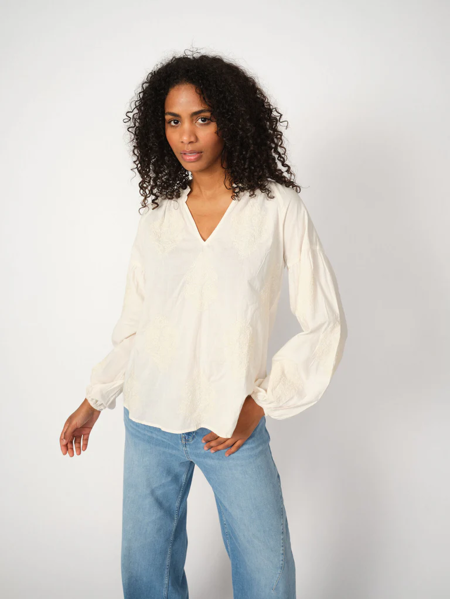 MMAshi Voila Blouse WHITE
