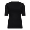 CC T-SHIRT GRANNY EMBROIDERY BLACK