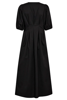 PoppyCC Pleat Dress BLACK