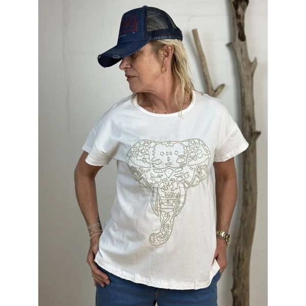 GASPAR TOKYO TEE WHITE