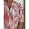 GASPAR TUNØ SKJORTE STRIPE RED