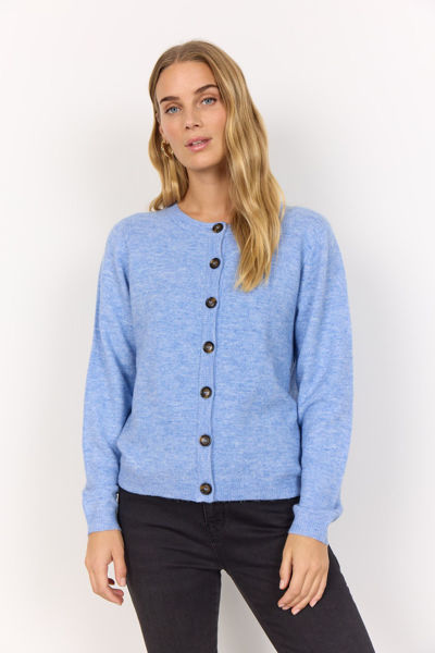 SC-ORLEAN 2 CARDIGAN LYS BLÅ
