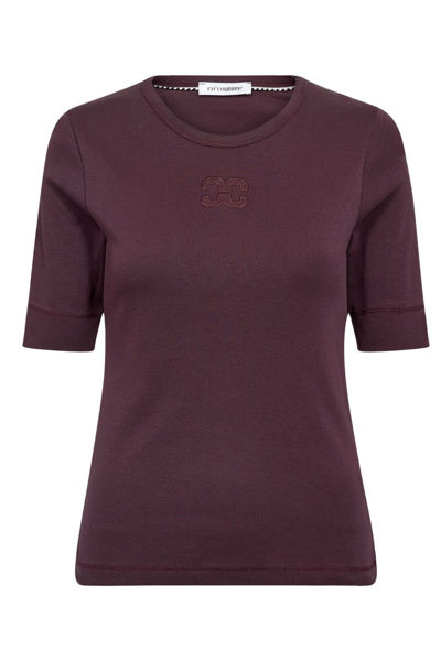 CCGRANNY EMBROIDERY TEE WINERED