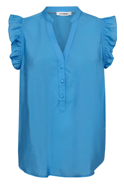 CCCallum Frill Top CLEAR BLUE