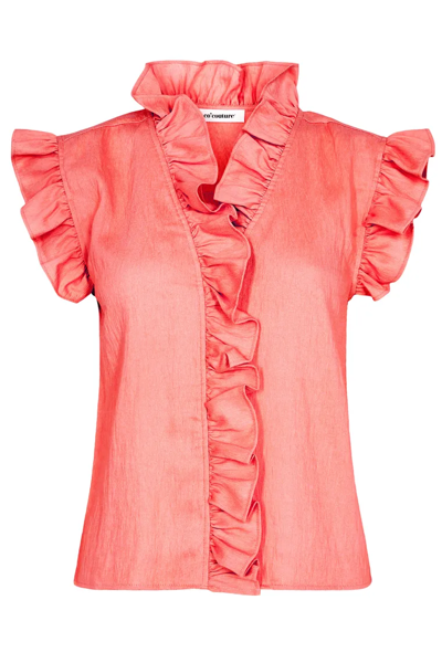 CSUEDA FRILL TOP PELICAN