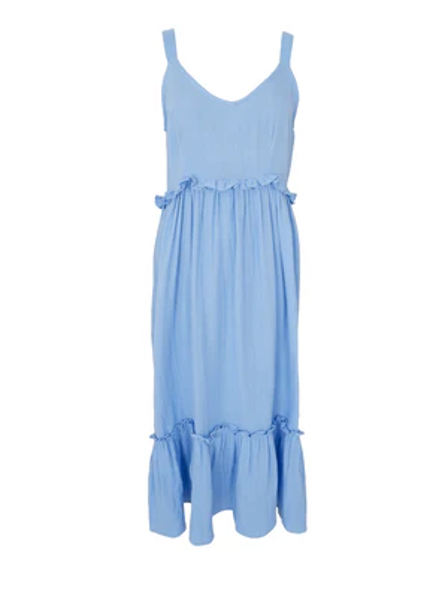 BCBALI STRAP DRESS L. BLUE