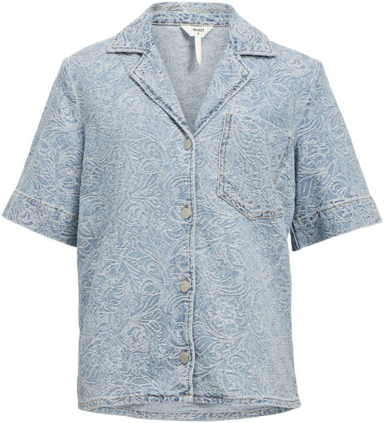 OBJMIRWA S/S DNM SHIRT 138 blue