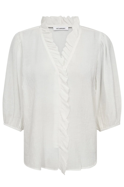 CCANIKA FRILL SHIRT OFF