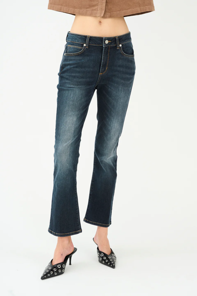 IVY JOHANNA KICK FLARE JEANS BLUE