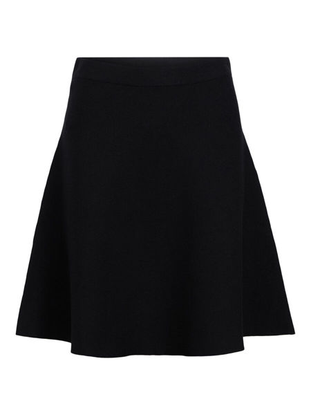 OBJREYNARD SHORT KNIT SKIRT BLACK