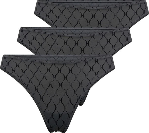 HDT string logo 3-pk GRÅ