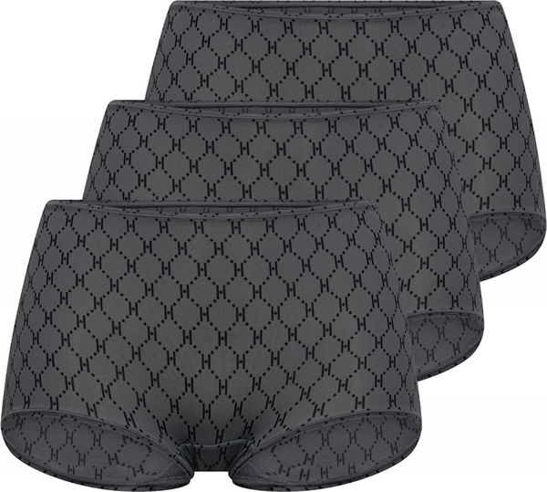 HTD brief logo 3-pk GRÅ