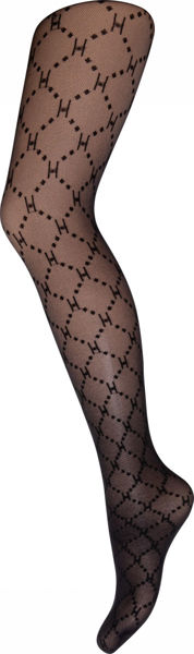 HTD TIGHT LOGO 25den SORT