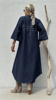GASPAR Mumbai Denim Dress BLUE
