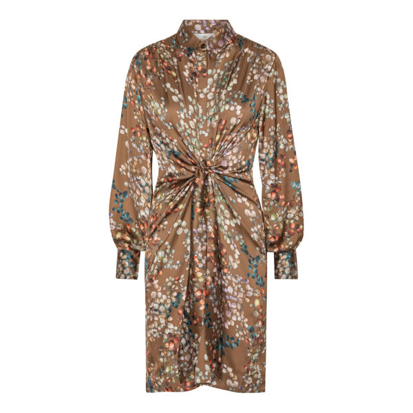 KARMAMIA MILA DRESS (MID) - M BROWN