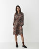 KARMAMIA MILA DRESS (MID) - M BROWN