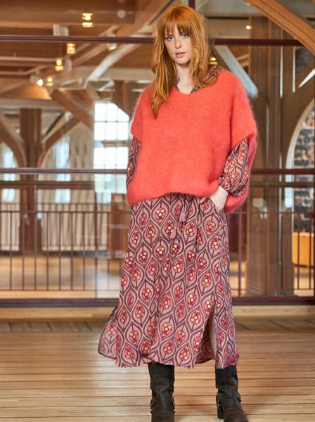 BCBJOERK V-NECK VEST CORAL