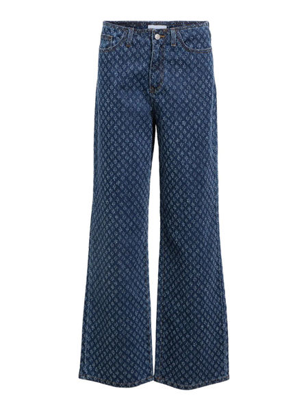OBJSAVA LUNA WIDE JEANS BLUE
