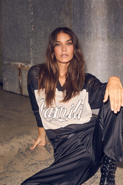 HL Drift Mix Logo Blouse BLACK