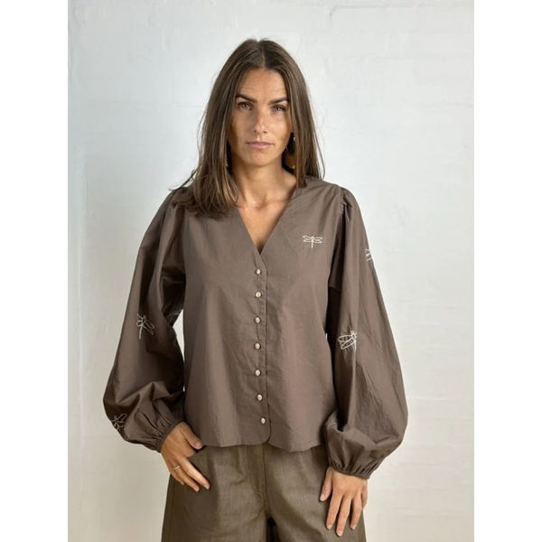 GASPAR VALENCIA SHIRT BROWN