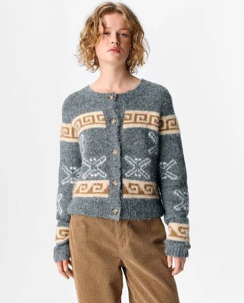 OBJGALIA CARDIGAN GREY