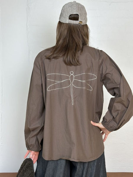 GASPAR LÆSØ SHIRT BROWN