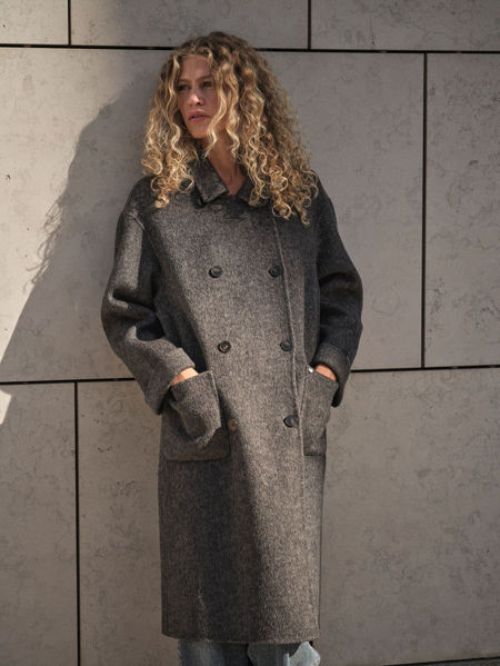 MMLucca Barkley Wool Coat PHANTOM