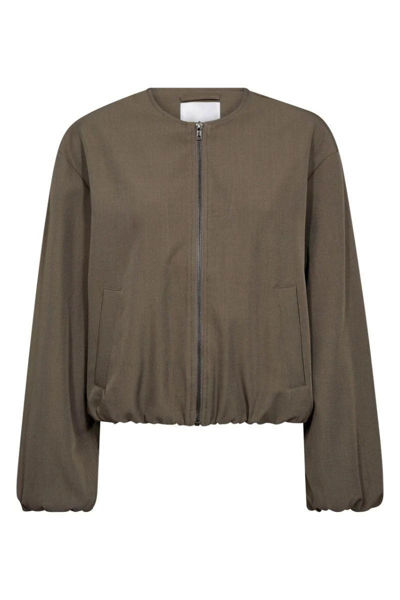 CCLuna Balloon Zip Jacket Walnut