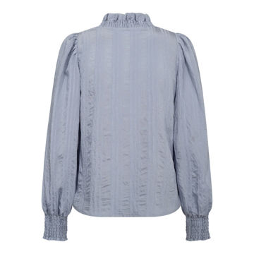 Co´Couture - Poppycc Cuff Shirt 35928 - 23 - Pale Blue